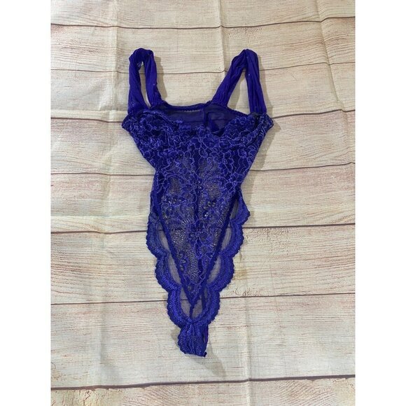 Victtoria Secet GOLD LABEL Y2K Sheer Lace Lingerie Body Suit - 36C - Picture 7 of 13